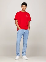 Playera con logo distintivo tonal bordado de hombre Tommy Jeans