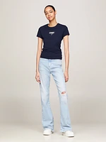 Playera Essential de corte slim con logo mujer Tommy Jeans