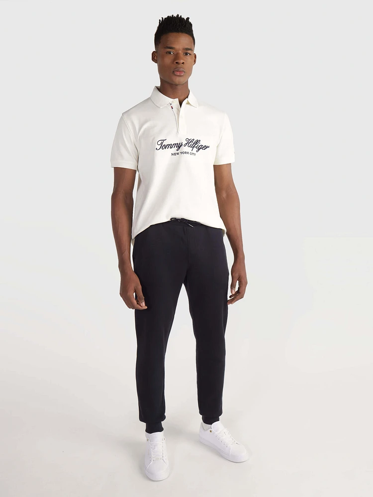 Pants con logo bordado de hombre Tommy Hilfiger