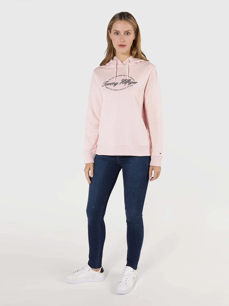 Sudadera con firma en relieve de mujer Tommy Hilfiger