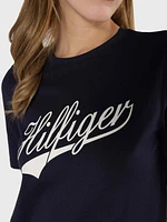 Vestido con firma estampada de mujer Tommy Hilfiger