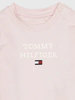 Playera de manga larga con cuello redondo bebé Tommy Hilfiger