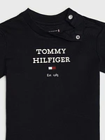 Playera con logo bordado de bebé Tommy Hilfiger