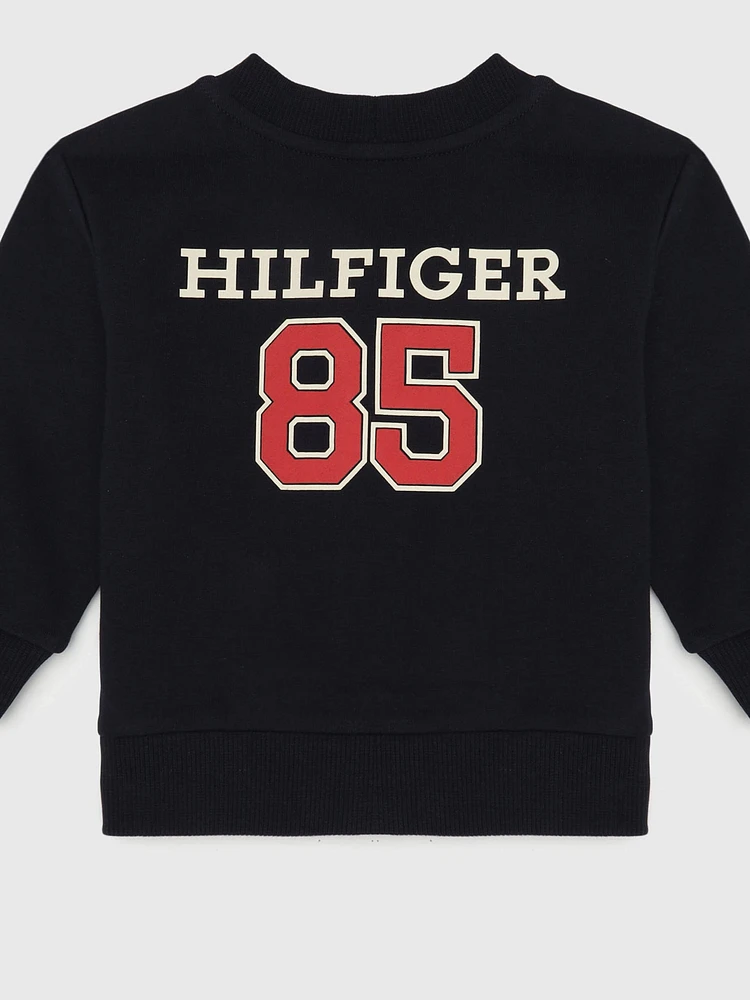 Conjunto de pants y suéter con logo bebé Tommy Hilfiger