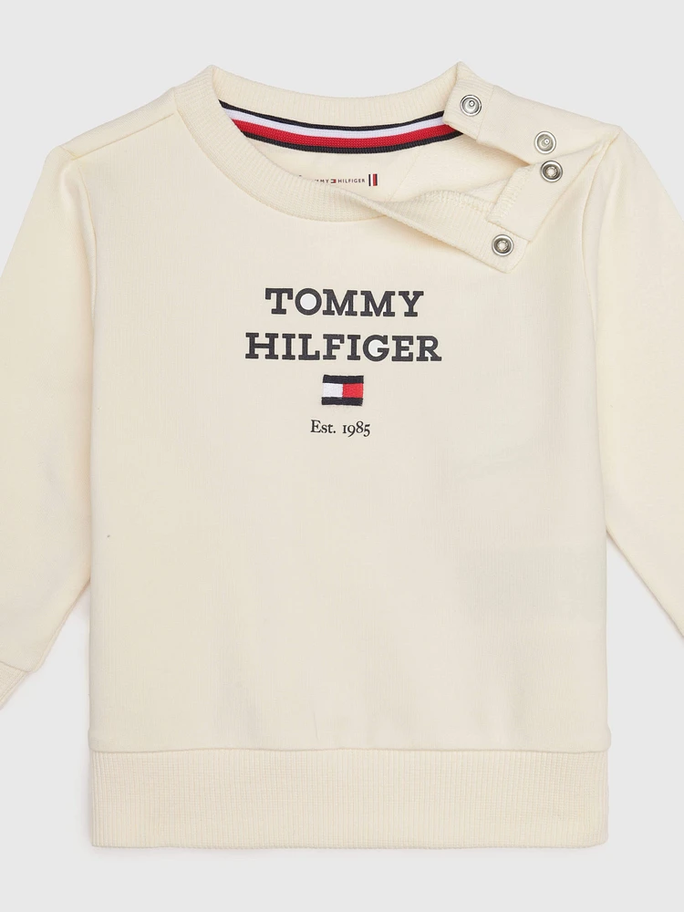 Conjunto de sudadera y joggers con logo bebé Tommy Hilfiger