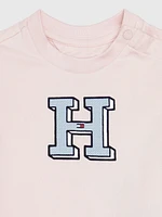 Playera con logo frontal de bebé Tommy Hilfiger