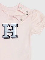 Playera con logo frontal de bebé Tommy Hilfiger