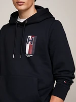 Sudadera de felpa flexible con capucha y logo hombre Tommy Hilfiger