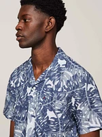 Camisa de manga corta con estampado tropical hombre Tommy Hilfiger