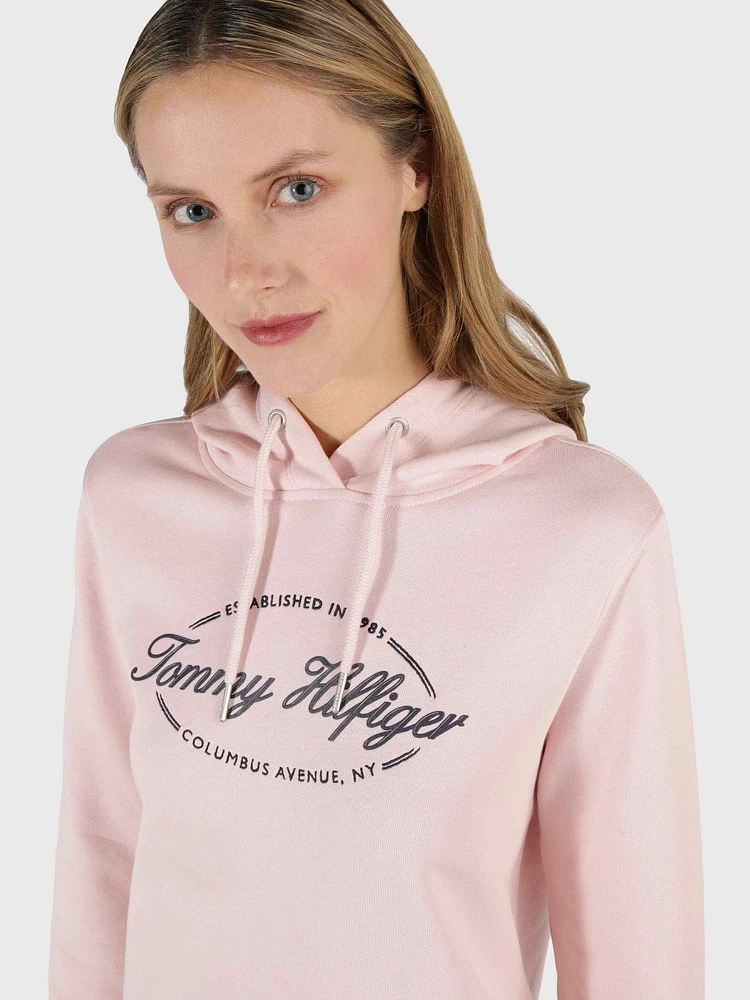 Sudadera con firma en relieve de mujer Tommy Hilfiger