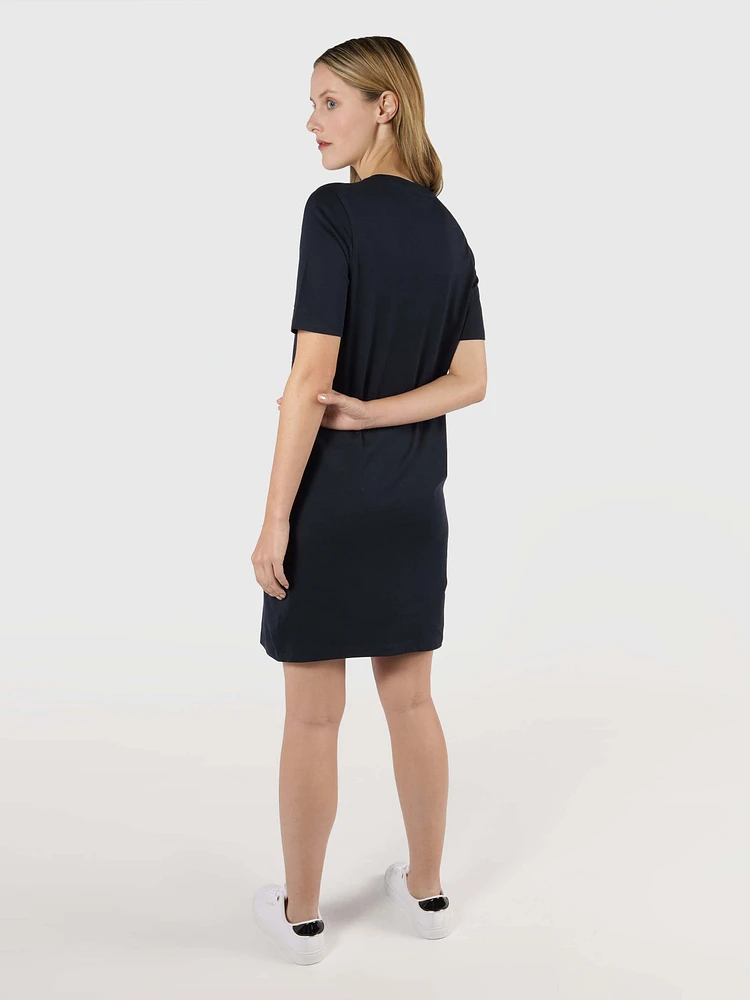 Vestido con firma estampada de mujer Tommy Hilfiger