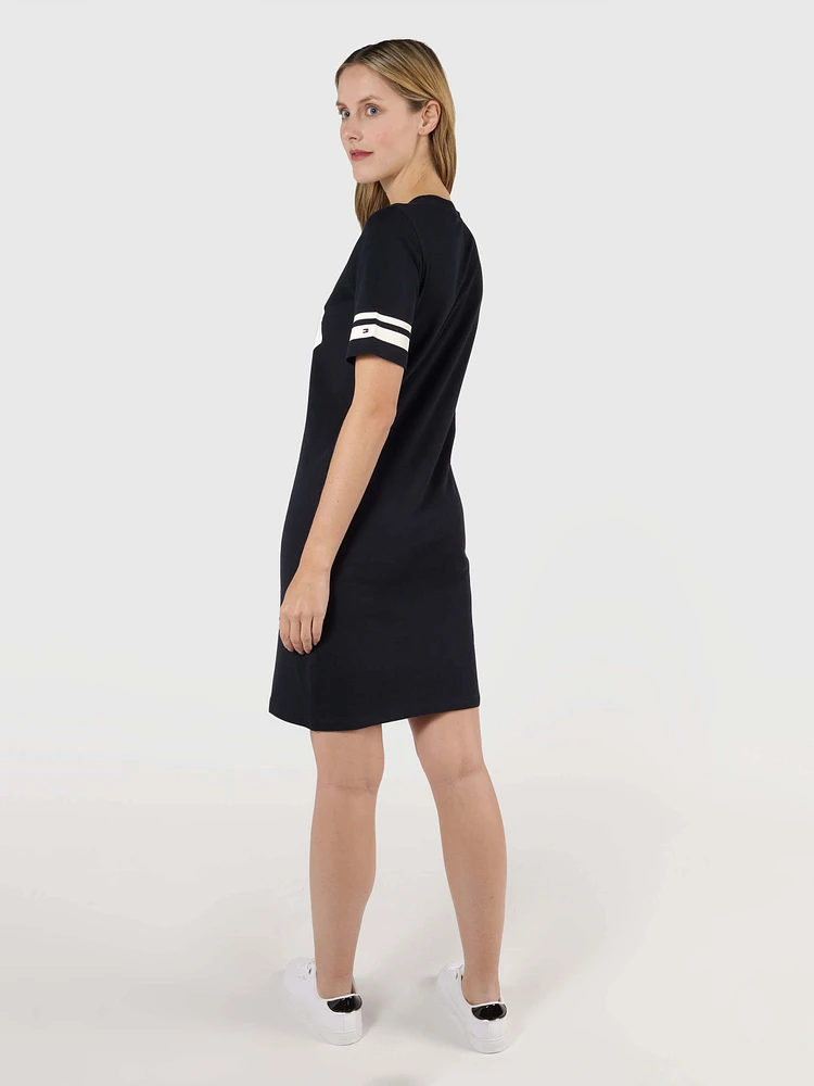 Vestido con número estampado de mujer Tommy Hilfiger