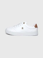 Tenis con monograma metalizado de mujer Tommy Hilfiger