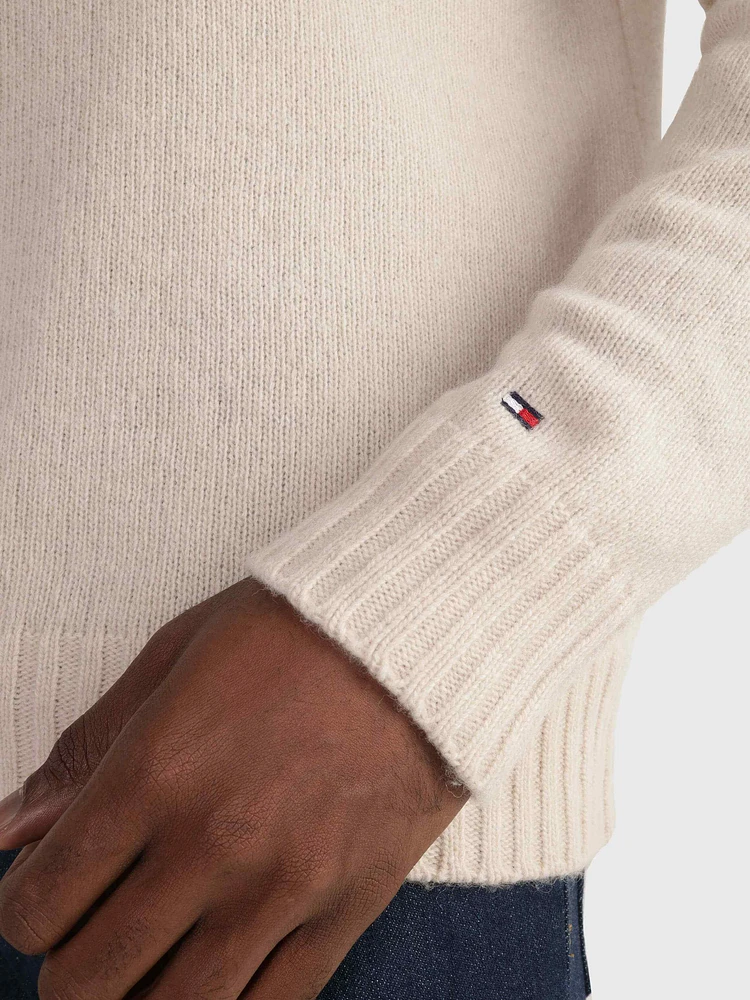 Suéter con monograma bordado de hombre Tommy Hilfiger