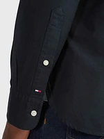 Camisa con monograma bordado de hombre Tommy Hilfiger