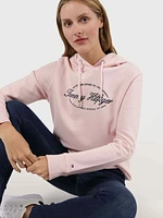 Sudadera con firma en relieve de mujer Tommy Hilfiger