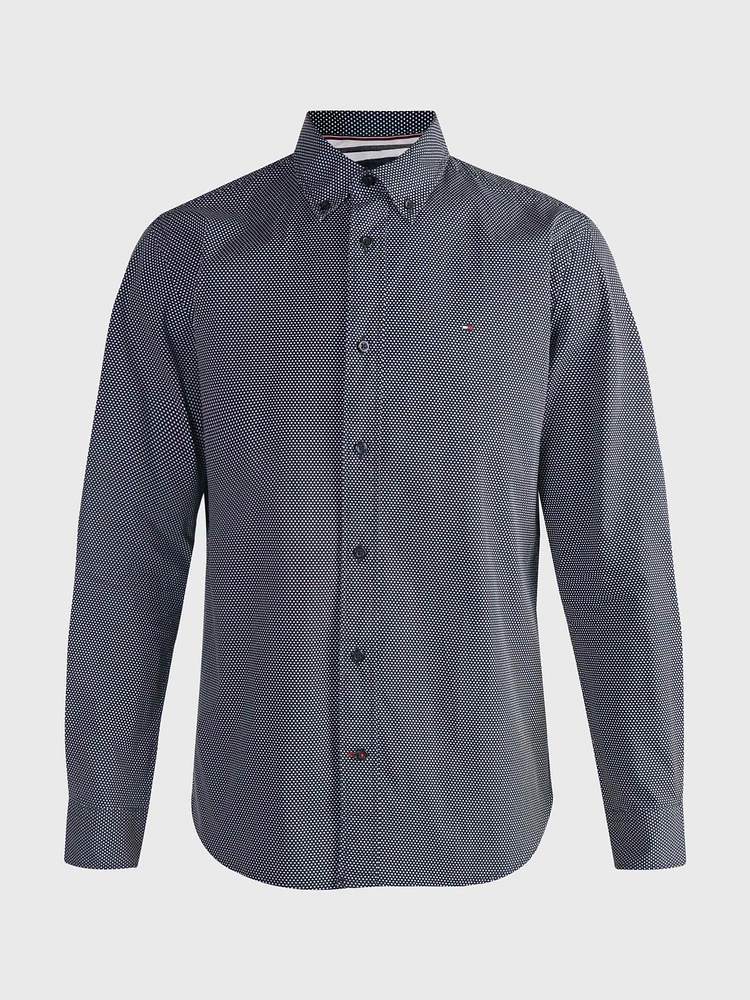 Camisa con rombos estampados de hombre Tommy Hilfiger