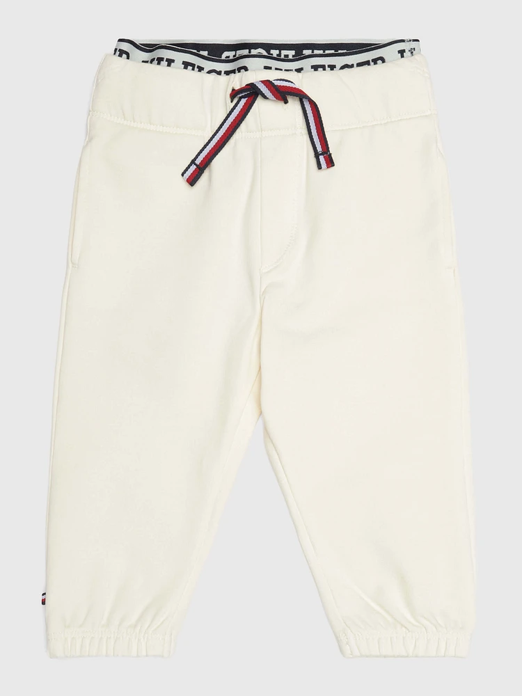 Joggers de corte amplio con monotipo Hilfiger bebé Tommy