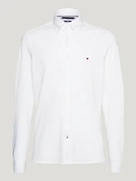 Camisa 1985 de piqué con corte slim hombre Tommy Hilfiger