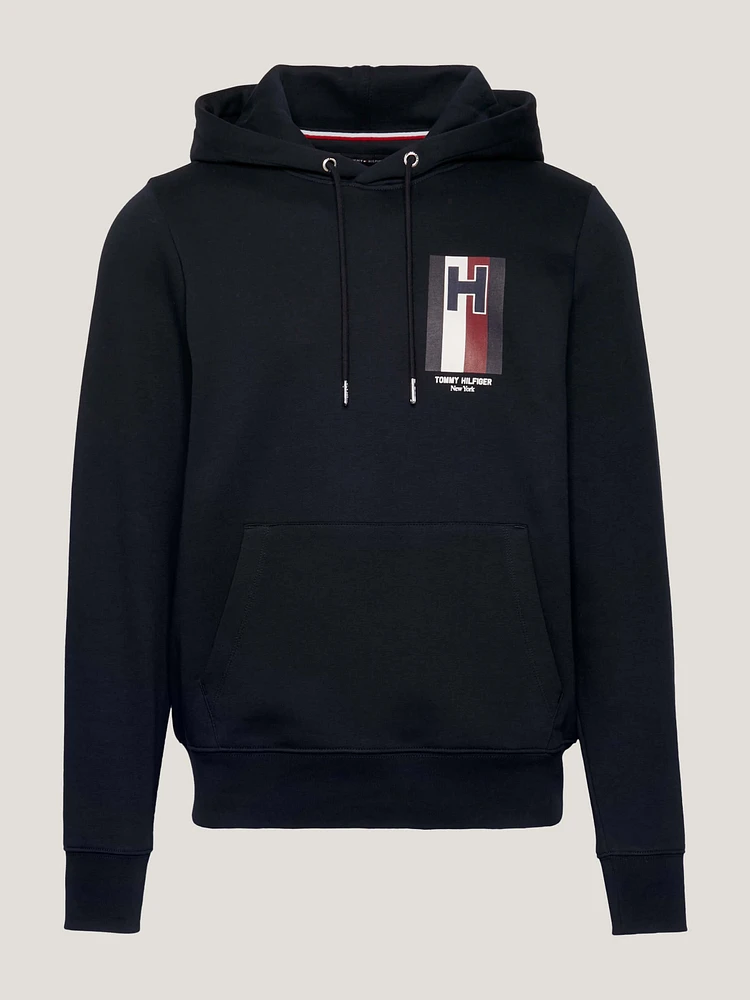 Sudadera de felpa flexible con capucha y logo hombre Tommy Hilfiger