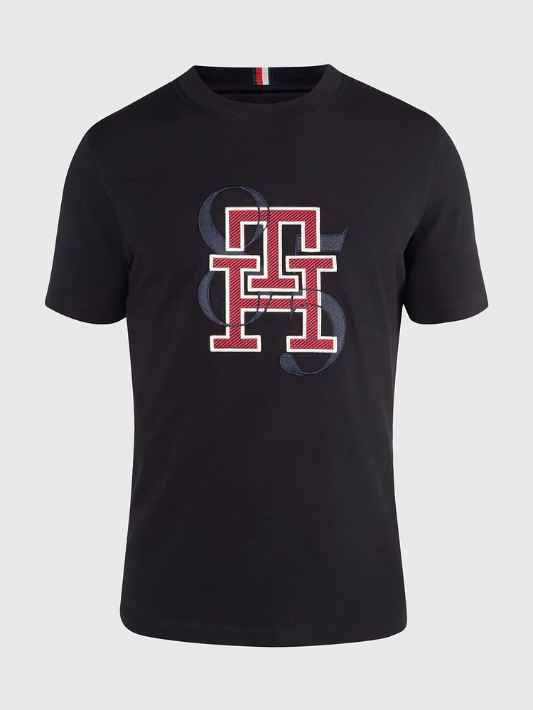 Playera 1985 con monograma TH de hombre Tommy Hilfiger