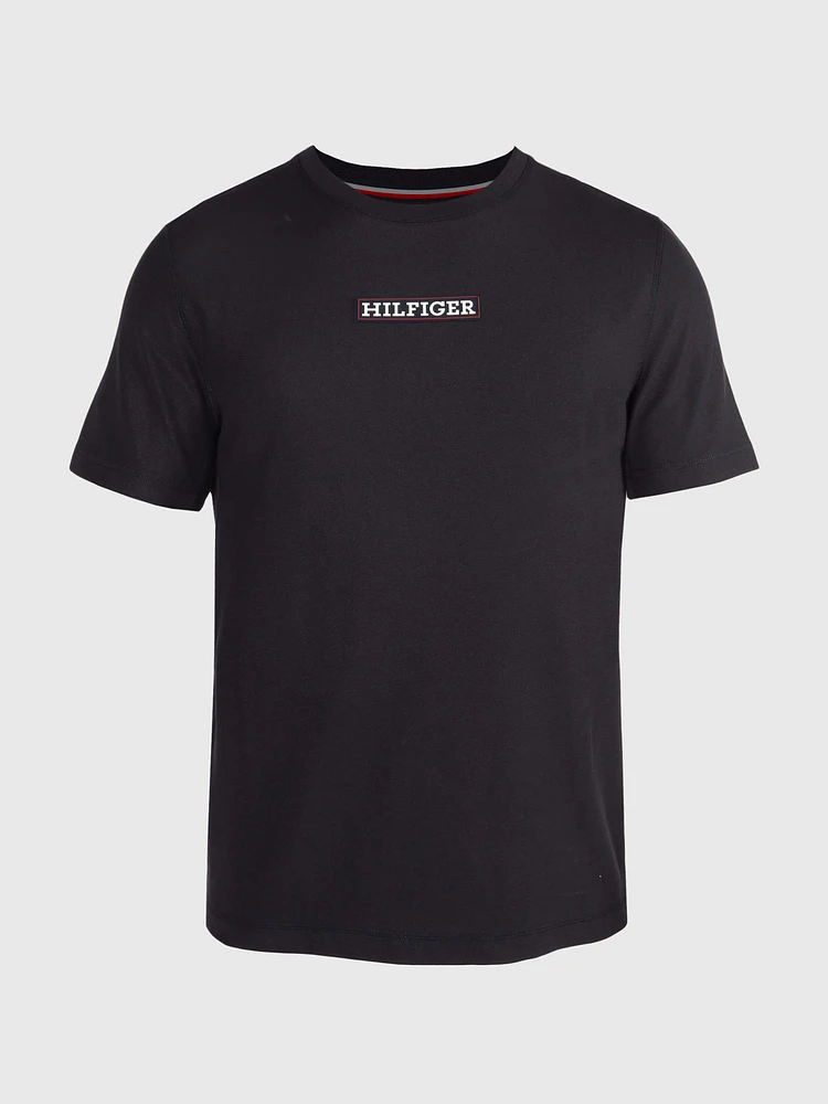 Playera con logo en relieve de hombre Tommy Hilfiger