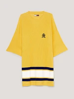 Playera oversize de punto con escudo hombre Tommy Hilfiger