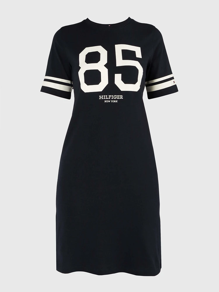 Vestido con número estampado de mujer Tommy Hilfiger