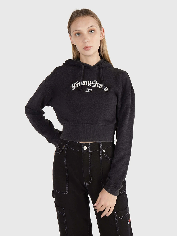 Sudadera con logo bordado de mujer Tommy Jeans