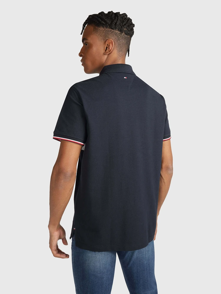 Polo con corte en bajo de hombre Tommy Hilfiger