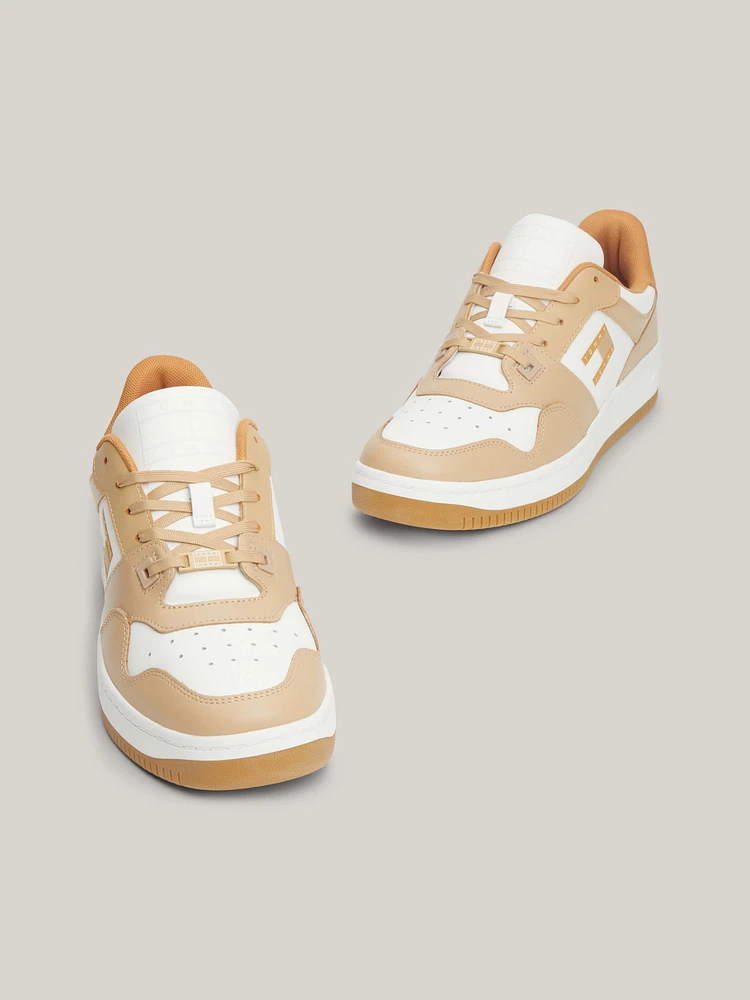 Tenis de baloncesto retro piel hombre Tommy Jeans