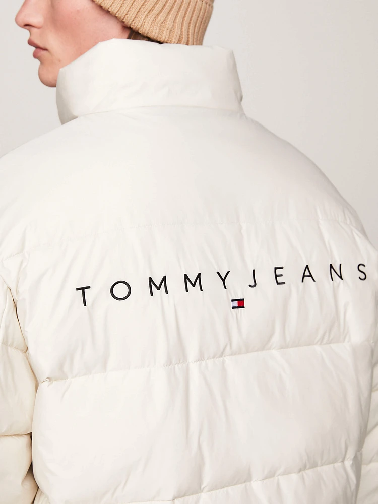 Chamarra acolchada con logo trasero de hombre Tommy Jeans