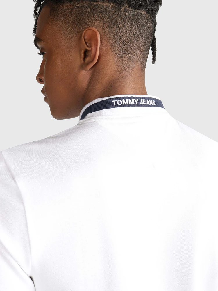 Polo elástico de corte slim hombre Tommy Jeans