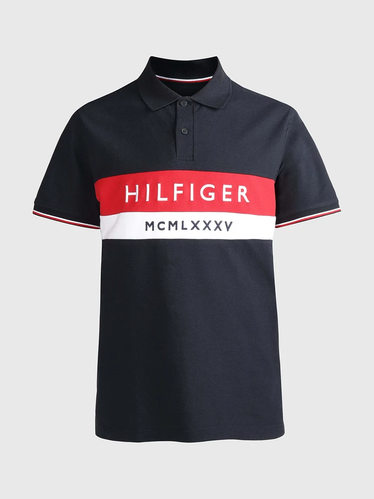 Polo con corte en bajo de hombre Tommy Hilfiger