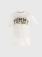 Playera con logo estampado de hombre Tommy Jeans