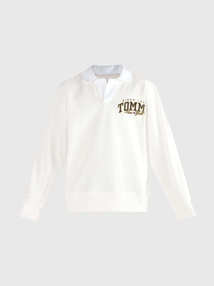 Sudadera con cuello camisero de hombre Tommy Jeans