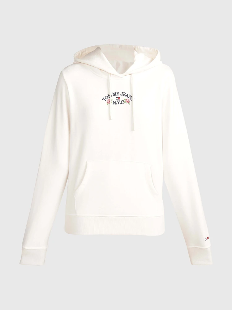 Sudadera con logo en manga de mujer Tommy Jeans