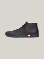 Tenis de piel con cordones y logo hombre Tommy Hilfiger