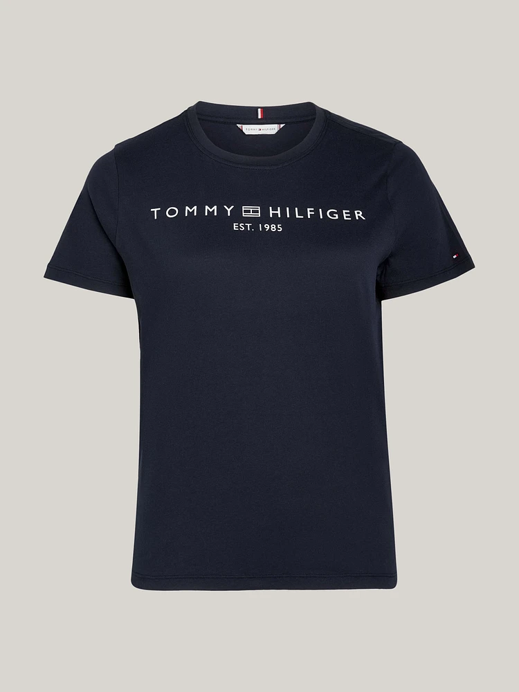 Playera Signature Curve con logo de mujer Tommy Hilfiger