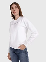 Sudadera Essential de cuello redondo con logo mujer Tommy Jeans