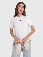 Playera holgada clásica de punto con parche mujer Tommy Jeans