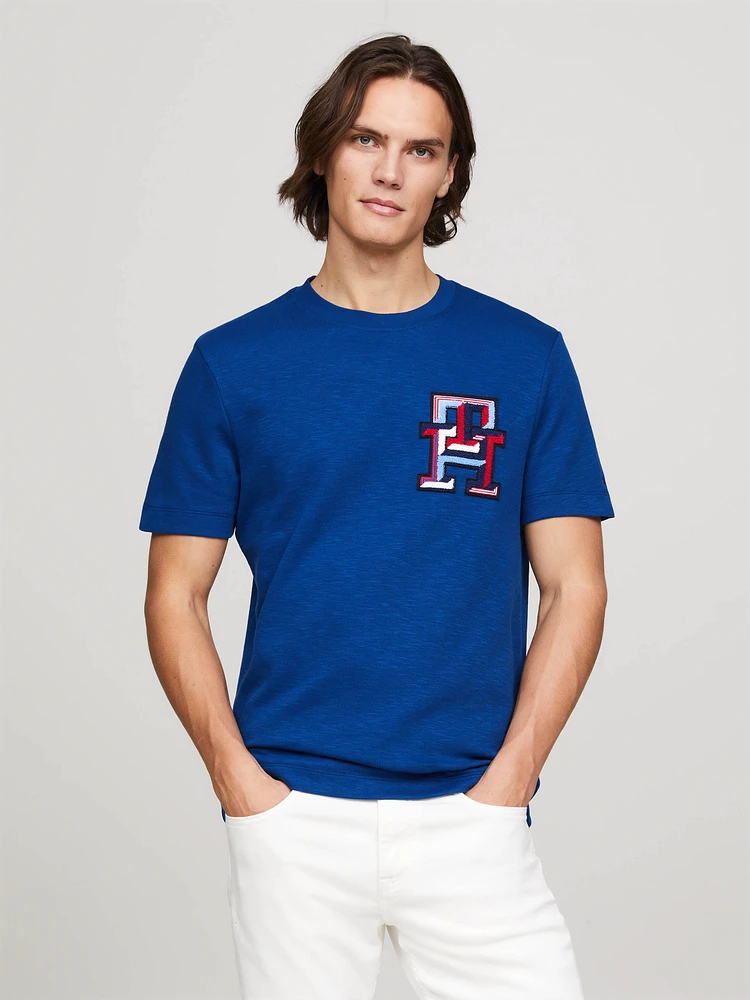 Playera con monograma TH de rizo hombre Tommy Hilfiger