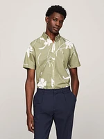 Camisa tropical de manga corta en popelín hombre Tommy Hilfiger