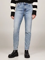 Jeans pitillo ajustados de talle alto tobilleros mujer Tommy Hilfiger