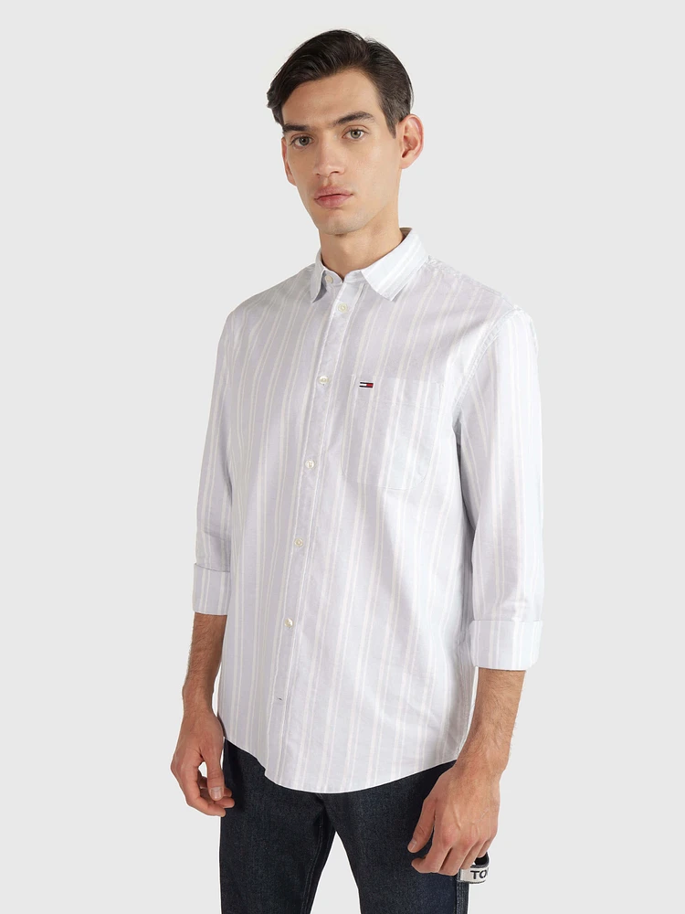 Camisa con franjas de hombre Tommy Jeans