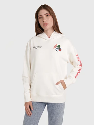 Sudadera con cerezas bordadas de mujer Tommy Jeans