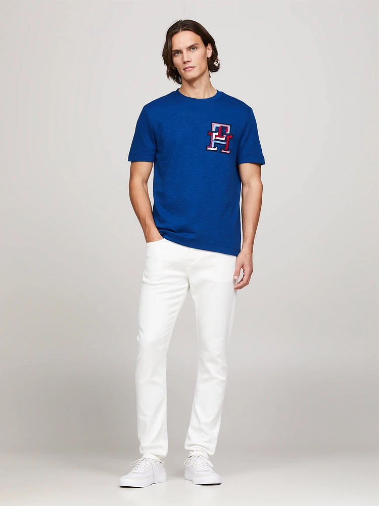 Playera con monograma TH de rizo hombre Tommy Hilfiger