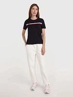 Joggers con logo universitario aterciopelado de mujer Tommy Hilfiger