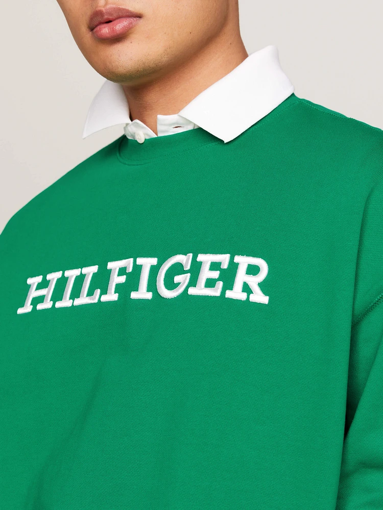 Sudadera con logo Hilfiger Monotype de hombre Tommy