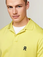 Polo de interlock con monograma TH bordado hombre Tommy Hilfiger